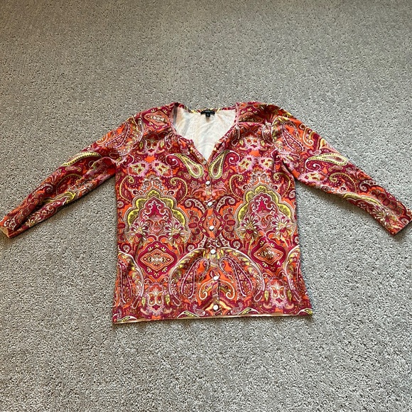 Vintage Patterned Cardigan - Picture 1 of 1